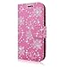 Alcatel One Touch - Cellularvilla Pu Leather Wallet Card Flip Open Pocket Case Cover Pouch for Alcatel One Touch Fierce 2 7040T (Pink Glitter)