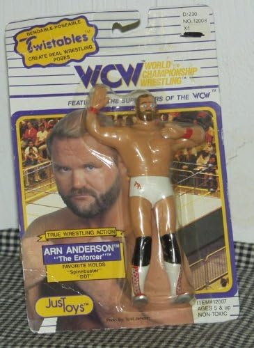 World Championship Wrestling WCW Bendable-Poseable Twistables Arn Anderson The Enforcer Action Figure