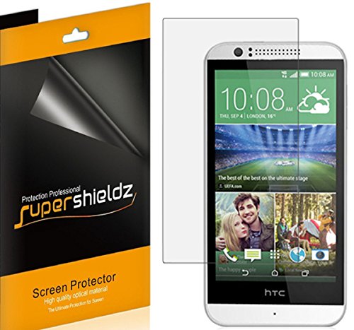 [6-Pack] SUPERSHIELDZ-Anti-Glare & Anti-Fingerprint (Matte) Screen Protector Shield For HTC Desire 510 + Lifetime Replacements Warranty [6-PACK] - Retail Packaging
