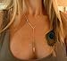 SUNNOW Women's Bohemian Retro Beaded Turquoise Feather Tassel Alloy Short Chain Pendant Necklace