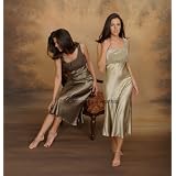 Long Silk and Velvet Slip