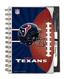 Houston Texans Deluxe Hardcover, 5 x 7 Inches Autograph Book and Pen Set, Team Colors (12025-1ZG)