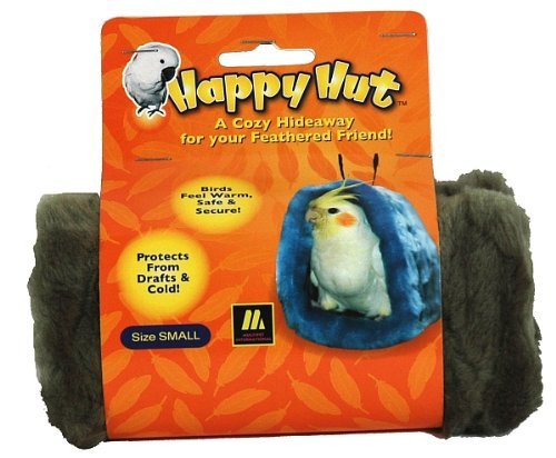 Multipet Happy Hut 5-Inch Plush Cage Hut for 