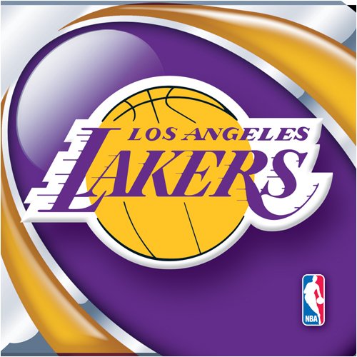 Los Angeles LA Lakers NBA Logo Coaster Set (4)