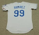 MANNY RAMIREZ Los Angeles Dodgers Majestic AUTHENTIC Away Baseball Jersey, 52/2XL