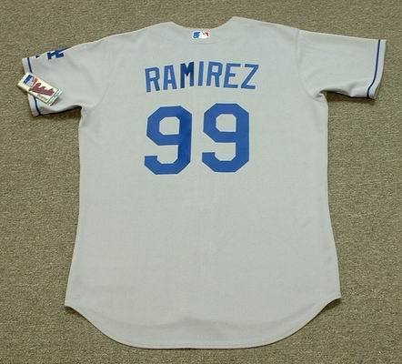 MANNY RAMIREZ Los Angeles Dodgers Majestic AUTHENTIC Away Baseball Jersey, 52/2XL