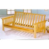 All Wood Futon in Mission Style Oak Finish Sofa Bed (Frame Only) by 