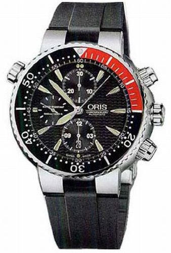 Oris TT1 Divers Titan Chronograph Mens Watch 674-7599-7154RS