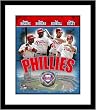 Jimmy Rollins, Ryan Howard, Pat Burrell and Chase Utley Philadelpha Phillies MLB Framed 8x10 Photograph 2007 Big 4 - CLOSEOUT SPECIAL