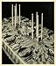 1931 Print Dining Table Setting Thanksgiving Centerpiece Candles Holiday Decor - Original Halftone Print