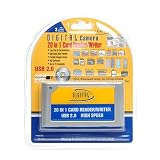 Digital Concepts High Speed USB 2.0 20 in 1 Card Reader Writer by Digital Concepts