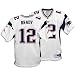 Tom Brady New England Patriots #12 Authentic Reebok NFL Football Jersey (White)