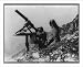Historic Print (L): [Italian Front: 2 soldiers aiming heavy anti-aircraft m[achine] g...