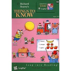 LeapFrog Richard Scarry's Things To Know - LeapPad Interactive Book