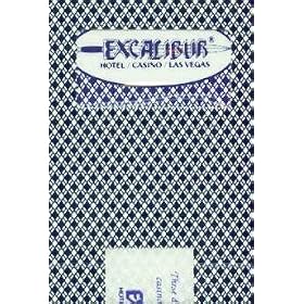 Excalibur Casino Las Vegas Blue Playing Cards