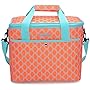 MIER 18L Large Soft Cooler Insulated Picnic Bag for Grocery, Camping, Car, Bright Orange Color