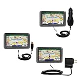 Deluxe Kit for the Garmin Nuvi 760 includes a USB cable with Car and Wall Charger - Gomadic Brand w/ TipExchange Technology