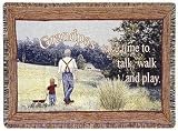 Grandpa Grandfather Appreciation Afghan Throw Blanket 40 x 50