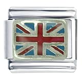 Flag Of Great Britain Pugster Italian Charms