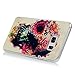 S6 Edge+ Plus Case - Mavis's Diary 2 Pcs Hard PC Cases for Samsung Galaxy S6 Edge Plus (Not for S6 and S6 Edge) Special White Skull + Colorful Flowers Skull Fashion Print Pattern Covers