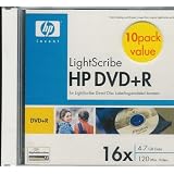 HP LightScribe DVD+R 16x - 10 Pack