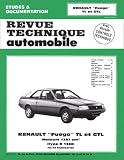 Revue technique de l'Automobile : Renault Fuego TL et GTL, moteurs 1397 cm3s : type R 1360,  fin de fabrication