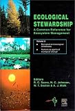 The Ecological Stewardship: A Common Reference for Ecosystem Management: Vol.1