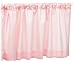 Tadpoles Basics  Gingham Rod Pocket Window Valance, Pink