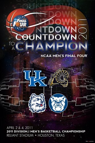 2011 NCAA Final Four Basketball Print Poster (24 x 36)
