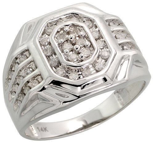 White Gold Diamond Brilliant Diamonds
