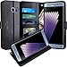 Galaxy Note 7 Case, LK Luxury PU Leather Wallet Flip Protective Case Cover with Card Slots & Stand For Samsung Galaxy Note 7 (Black)