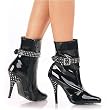 Pleaser Boots Women's SEDUCE-1010 5" Ankle Boot with Studded Heel