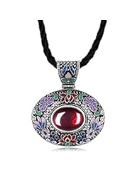Jewelry: Fashion Trendy Vintage National Style Necklace of Chinese Amercian Indian Africa Bohemia Exaggerated - HFan