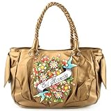 Ed Hardy Tara Flowers E/W Tote - Bronze