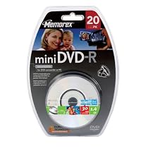 Memorex 30 min./1.4 GB Mini DVD-R (20-Pack)