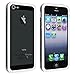 PC + TPU Clear Frame Bumper Case Cover Skin for iPhone 5 White