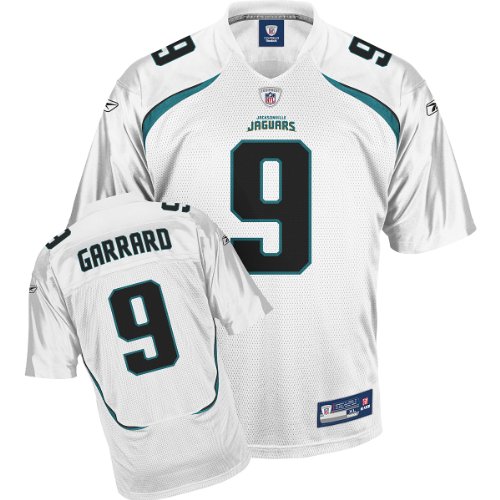 Reebok Jacksonville Jaguars David Garrard Replica White Jersey Large