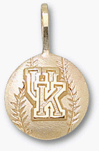 Kentucky Wildcats UK Gymnast Pendant - 14KT Gold Jewelry