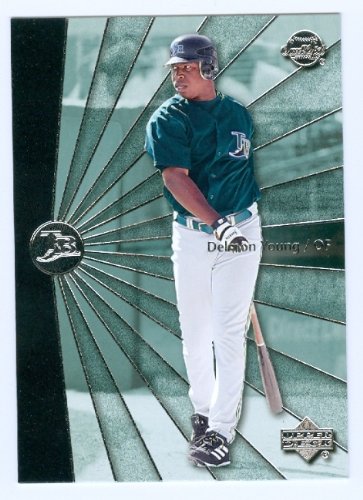 Delmon Young baseball card 2004 Sweetspot #19 (Minnesota Twins Star - Devil Rays) rookie card