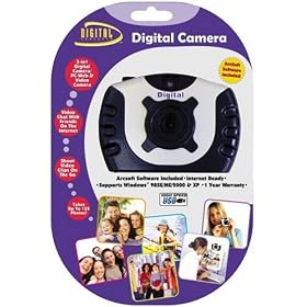 Digital Concepts Gear-to-Go Cyber Pix 3-in-1 Digital, PC-Web & Video Camera (Color May Vary)
