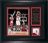 Ben Gordon Limited Edition 8 x 10 Framed Photograph with Piece of Game-Used Rookie White Jersey and Plate