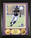 Highland Mint NFL Minnesota Vikings Jared Allen 24KT Gold Coin Photomint