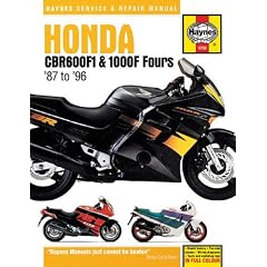 Haynes Honda CBR600F1 & 1000F Fours 1987 thru 1996 (Haynes Repair Manuals)