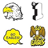 Eagle Temporary Tattoo Set (Yellow)