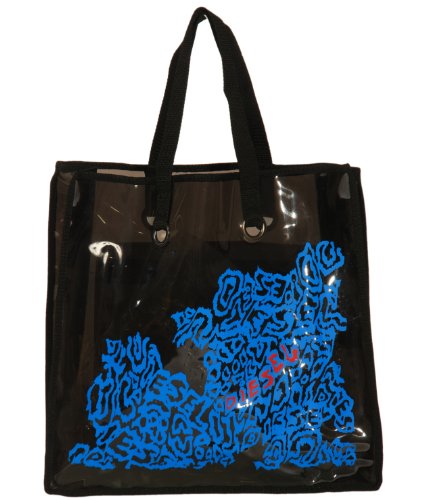 Diesel Plasping Beach Bag Black One Size