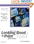 Looking Good in Print