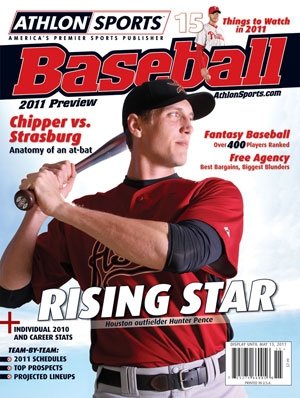Athlon Sports 2011 MLB Baseball Preview Magazine- Houston Astros Cover