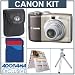 Canon Powershot A1000 IS Camera Kit, Brown with 4 GB SD Memory Card, Camera Bag, Table Top Tripod, EZ Digital Photography Guide