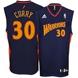 Stephen Curry Jersey adidas Navy Replica #30 Golden