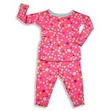 B.T. Kids - Toddler Girls Long Sleeve Dots Pajamas, Fuschia, Multi